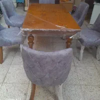 میز ناهار خوری 6 نفره چوبی