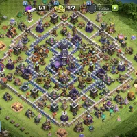 بازی کلش آف کلنز تان 15 5 ستاره تقریبا مکس|کنسول، بازی ویدئویی و آنلاین|بیرجند, |دیوار