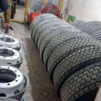 لاستیککامیون 24رینگ  تیوبلس 22،5|قطعات یدکی و لوازم جانبی|کرمان, |دیوار