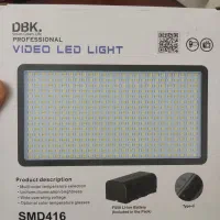 نور ثابت ال ای دی DBK LED SMD416|دوربین عکاسی و فیلم‌برداری|اصفهان, جوزدان الیادران|دیوار