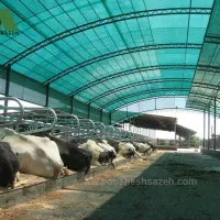 توری سایبان استخر ماهی و دامداری - شید ۸۰٪ و ۹۰٪UV