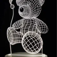 کادویی تولد آباژور بچگانه هدیه عاشقانه چراغ خواب|چراغ خواب و آباژور|اصفهان, عباس‌آباد|دیوار