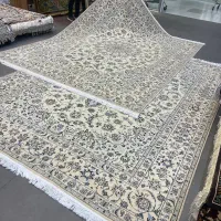 فرش دستباف (بساک)جفت ۹ متری نایین ۹ لا