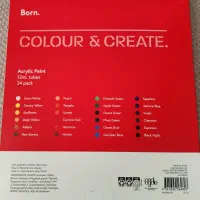 ست رنگ و قلم‌مو اکریلیک وارداتی از استرالیا|لوازم التحریر|پردیس, فاز ۸|دیوار