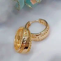 گوشواره های ژوپینگ طرح طلا در بدلیجات شهرزاد|بدلیجات|زنجان, |دیوار