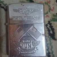 فندک زیپو قدیمی کلکسیونی و متر آمریکایی