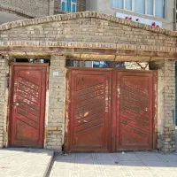 درب اهنی حیاط و باغ
