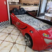 سرویس تخت و خواب یک نفره طرح ماشینی در حد صفر|تخت و سرویس خواب|مهاباد (آذربایجان غربی), |دیوار