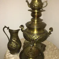 سرویس سماور ذغالی 5 پارچه