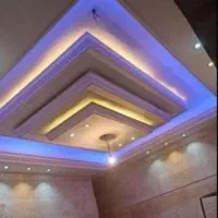 گچکاری سفید  ابزار نور مخفی لکه گیری