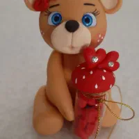 عروسک خمیری مناسب ولنتاین و هدیه مناسبتی