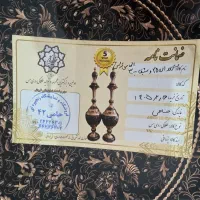 دو عدد گلدان ۲۵ و بشقاب ۳۰ الماس تراش