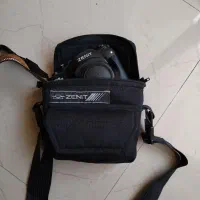 دوربین آنالوگ ZENIT 312m روسی + لنز + فلاش + کیف