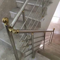 نرده استیل حفاظ بالکن وبانک|مصالح و تجهیزات ساختمان|تهران, خاک سفید|دیوار