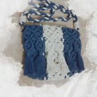 کیف زنانه ،کلاه و صندل مکرومه بافی|صنایع دستی و سایر لوازم تزئینی|بجنورد, |دیوار