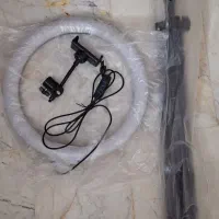 رینگلایت به همراه پایه|دوربین عکاسی و فیلم‌برداری|شهریار, شهریار|دیوار