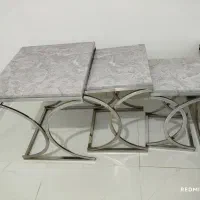 میز وعسلی استیل صفحه ام دی اف