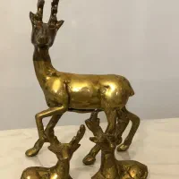 گوزن برنز پرنده ی برنز|مجسمه، تندیس، ماکت|مشگین شهر, |دیوار