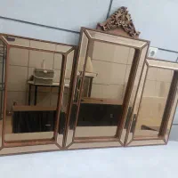 آینه سه تیکه تمام چوب