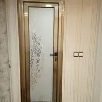 درب حمام و سرویس آلومینیوم دوجداره وupvc