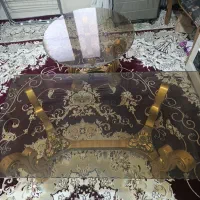 جلو مبلی چوبی شیشه ای|مبلمان خانگی و میز عسلی|اردبیل, |دیوار