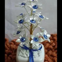 گلدون چشمنظر|گل مصنوعی|قم, در بهشت|دیوار