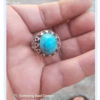 یک عدد انگشتر فیروزه قدیمی و دورشت.|جواهرات|شادگان, |دیوار