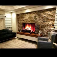 تی وی وال آنتیک و سنتی دیوارپوش آجری