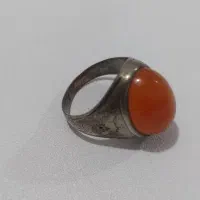 انگشتر نقره نگین عقیق ۱۲۰ ساله