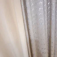 دوتا دستک پرده کرم|پرده، رانر، رومیزی|تربت‌حیدریه, میدان مرکزی|دیوار