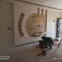 نقاشی وتزئینات داخلی ساختمان|خدمات پیشه و مهارت|بیرجند, |دیوار