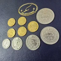 ۱۰ عدد سکه پهلوی|کلکسیون سکه، تمبر، اسکناس|بندر ماهشهر, |دیوار