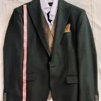 کت شلوار سبز