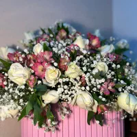 باکس گل با اسفنج