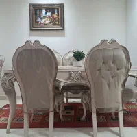 میز غذاخوری ۶نفره تمام چوب راش|میز و صندلی غذاخوری|تهران, شهرک ولیعصر شمالی|دیوار