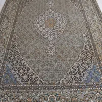 فرش ماشینی ۶متری کارکرده سالم زمینه سبز