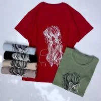 تیشرت مو پاپیونی