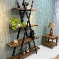 ساخت سفارشی انواع کتابخانه و استند چوبی و فلزی