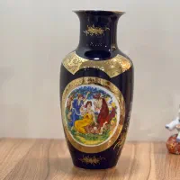 ظرف چینی و سرمه ای