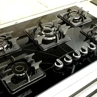 اجاق گاز کدGW303 سفید مشکی استیل|اجاق گاز و لوازم برقی پخت‌وپز|تهران, امین حضور|دیوار