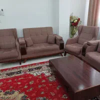 مبل راحتی هفت نفره و ست میز عسلی|مبلمان خانگی و میز عسلی|کنگاور, |دیوار