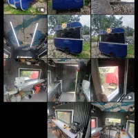 کانکس چرخدار کافه فستفود کانکس سیار