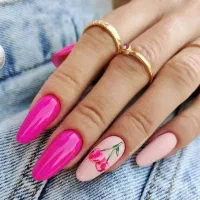 مدل کاشت ناخن برای تکمیل آلبوم کاری