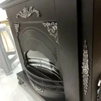 بخاری طرح شومینه|بخاری، هیتر، شومینه|مشهد, جانباز|دیوار