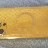 آیفون ۱۳پرومکس سفارش دبی روکش طلای ۲۴عیار