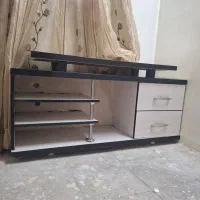 میز تلویزیون MDF کرم رنگ