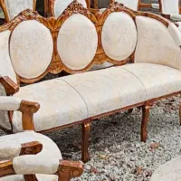 مبل اسپانیایی دو طرف منبت کاری شده