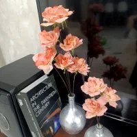 دوعدد گل با گلدانش|گل مصنوعی|برازجان, |دیوار