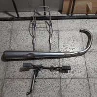 وسایل موتور هندا ۱۲۵ .باک اگزوز ترک بند آینه|قطعات یدکی و لوازم جانبی|تهران, آذری|دیوار
