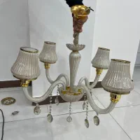 ۲ عدد لوستر ۴ شاخه - 1 عدد لوستر دیواری ست۲ عدد|لوستر و چراغ آویز|فردیس, شهرک سپاه|دیوار